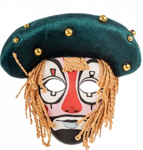 Маска декоративная "Бригелла"