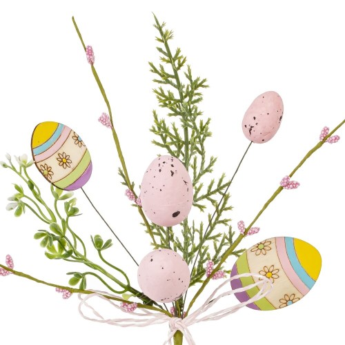 Ветка искусственная "Пасхальная", L11 W6 H26 см