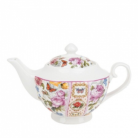 Чайник заварочный "Цветы и бабочки" Чайник заварочный "Цветы и бабочки"