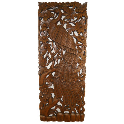 Панно из тика "Жар-птица"