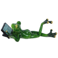 Фигурка декоративная "Лягушка киноман"