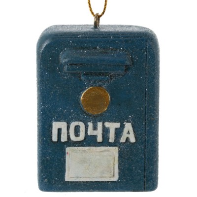 Фигурка декоративная подвесная "Почтовый ящик", L4 W2,5 H6 см