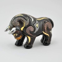 Керамическая статуэтка Бык черный Wild Life Collection