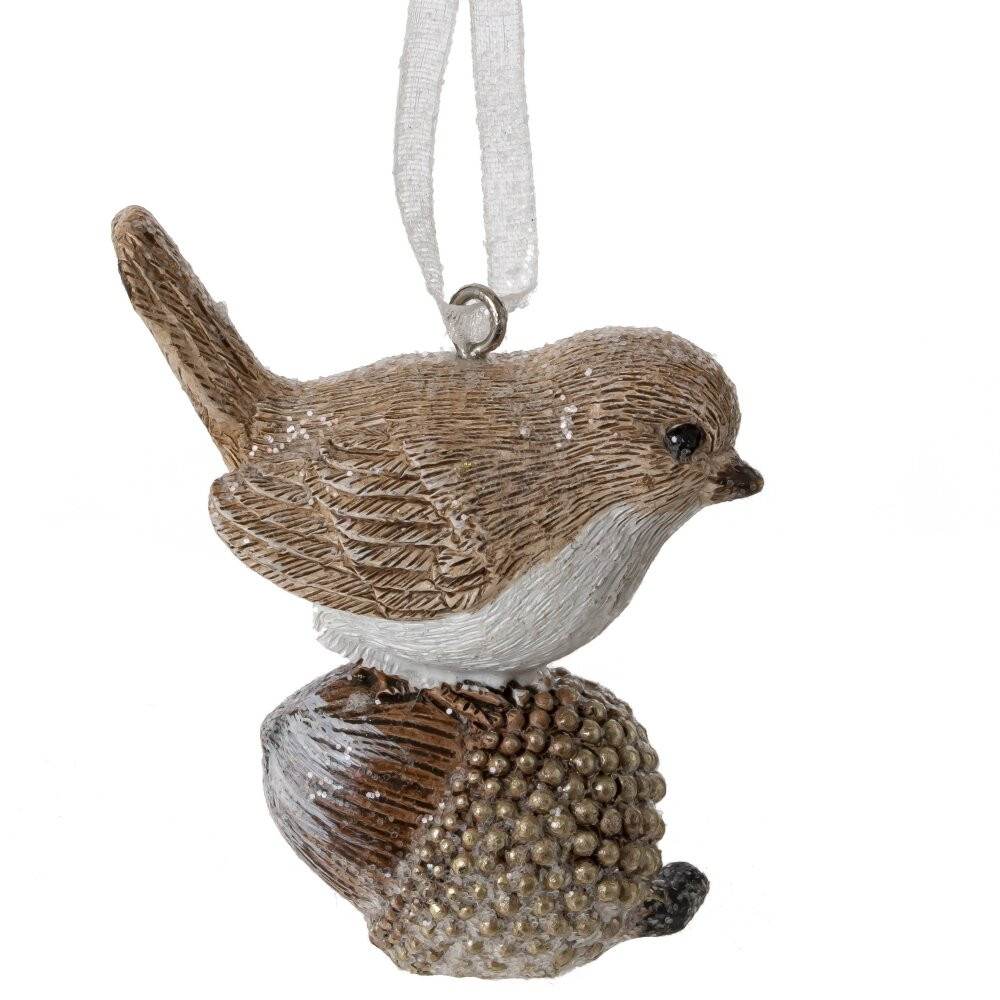 Изделие декоративное подвесное "Птичка", L5,5 W2,5 H6 см, 2в.