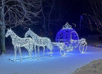 Световая инсталляция 'Карета для Золушки'