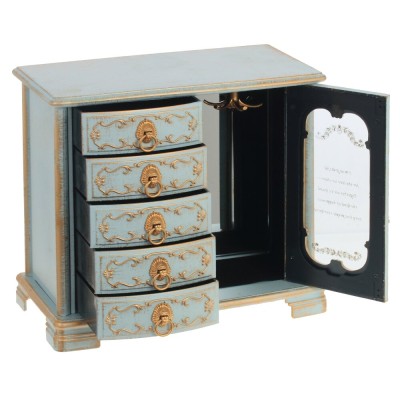 Шкатулка для украшений музыкальная, L21 W12 H19 см