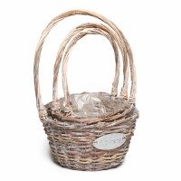 Набор плетеных корзин "Даша"      