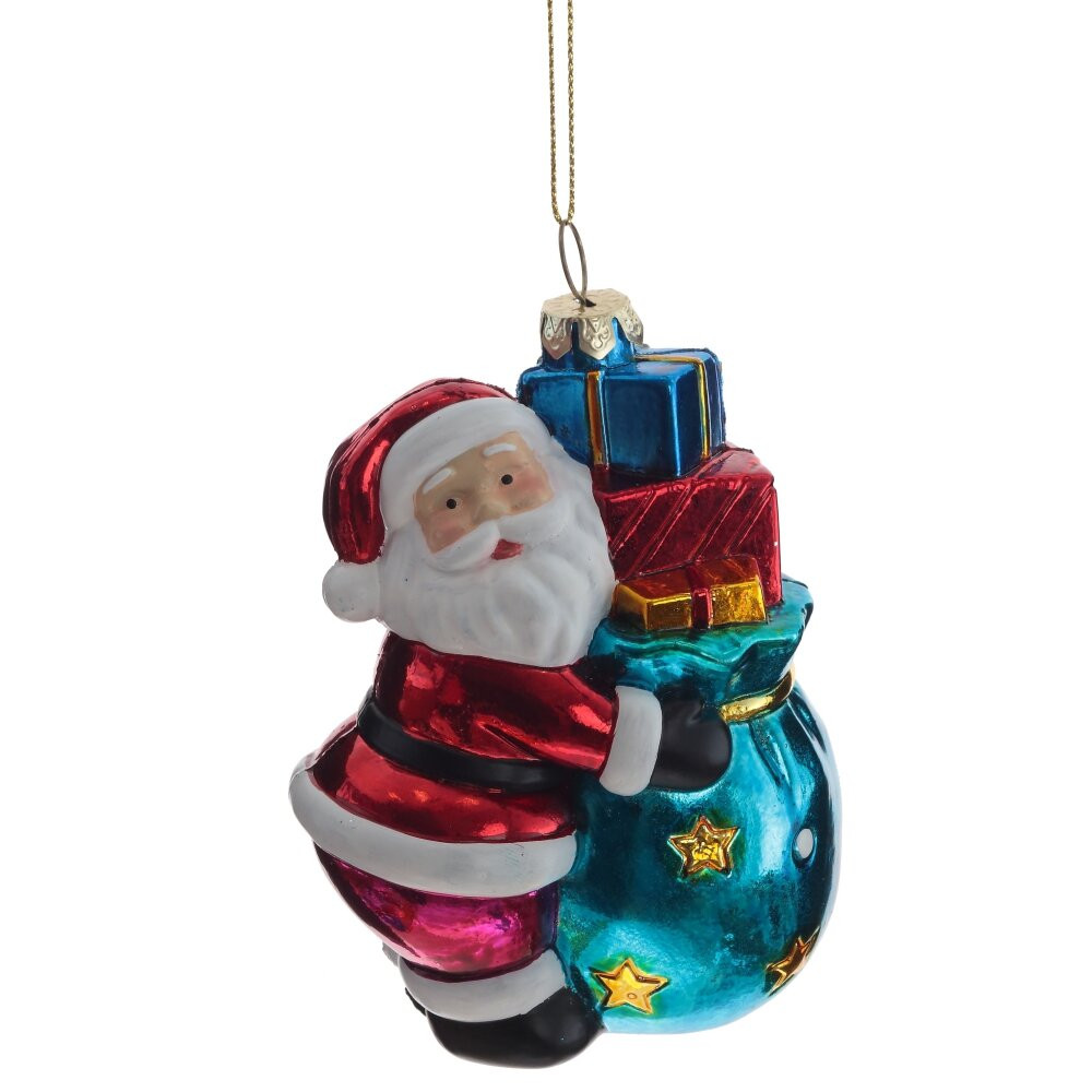 Украшение новогоднее "Дед Мороз", L8 W5,5 H11,5 см, 2в.