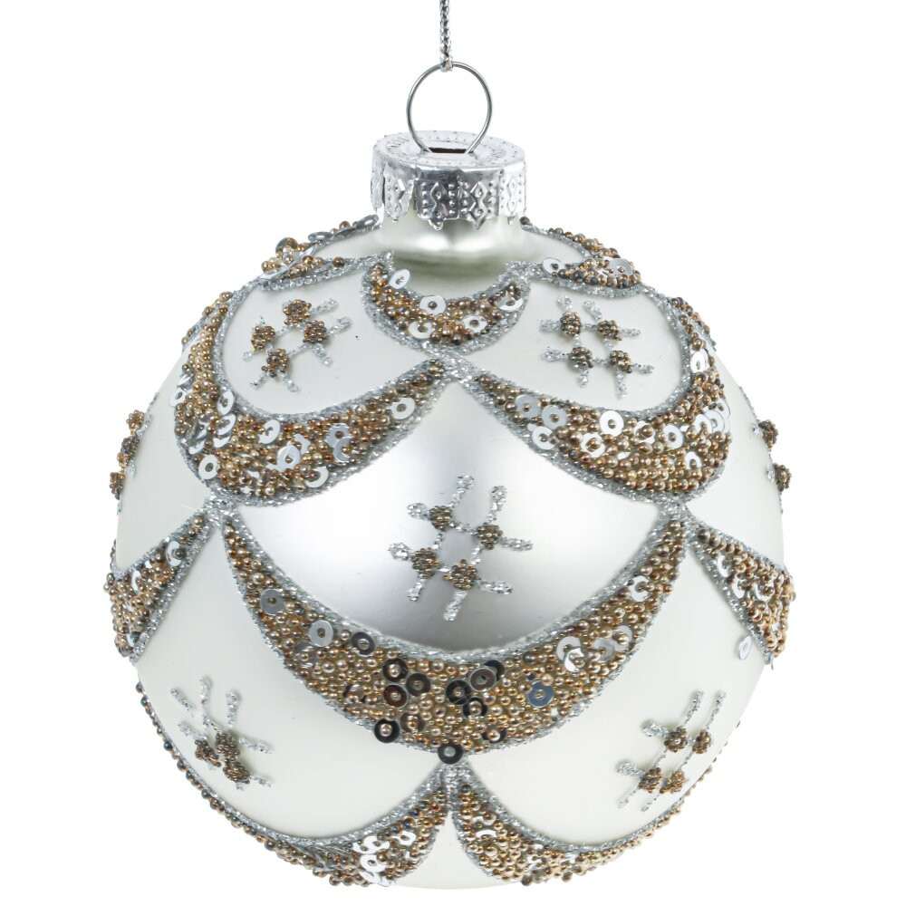 Набор из 12шт Украшение новогоднее "Шар", D 8 см, L35 W25 H9 см