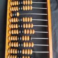 Деревянные счёты "Золото партии"