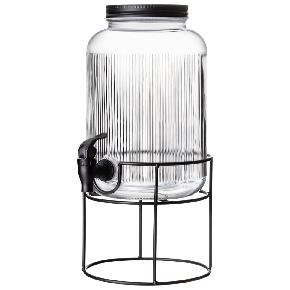 Диспенсер для Напитков Lines 3,9 л на Металлической Подставке Диспенсер для Напитков Lines 3,9 л на Металлической Подставке