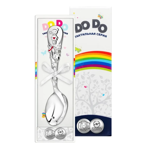 Ложка детская "Девочка" посеребренная