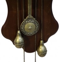 Настенные часы с маятником и гирями "Parizen"