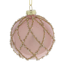 Украшение новогоднее "Шар", набор из 12-ти шт, D 8 см, L35 W25 H8,5 см