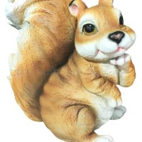 Декоративная садовая фигурка "Рыжая белочка"