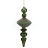 Украшение новогоднее "Фигурная сосулька", L8,5 W8,5 H23,5