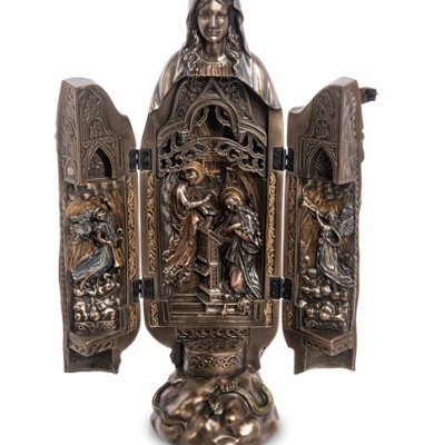 Интерьерная статуэтка-полиптих "Благовещение Богородицы"   