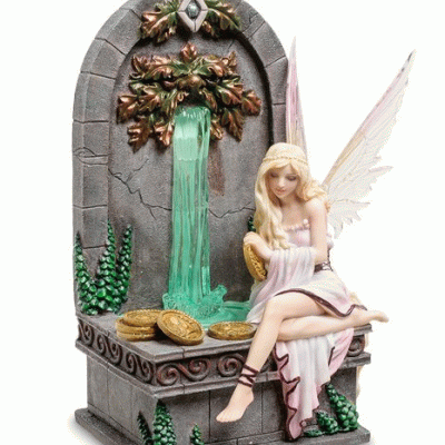 Статуэтка с подсветкой "Фея у фонтана"