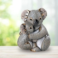 Керамическая статуэтка Коала с малышом