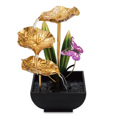 FNT-06/1 Настольный фонтан "Золотая лилия"