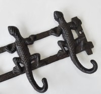Вешалка настенная Ящерки, 4 крючка