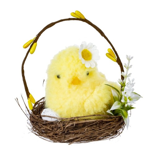 Изделие декоративное "Гнездо пасхальное" (блок 12 шт), L9 W9 H10 см, 3в.