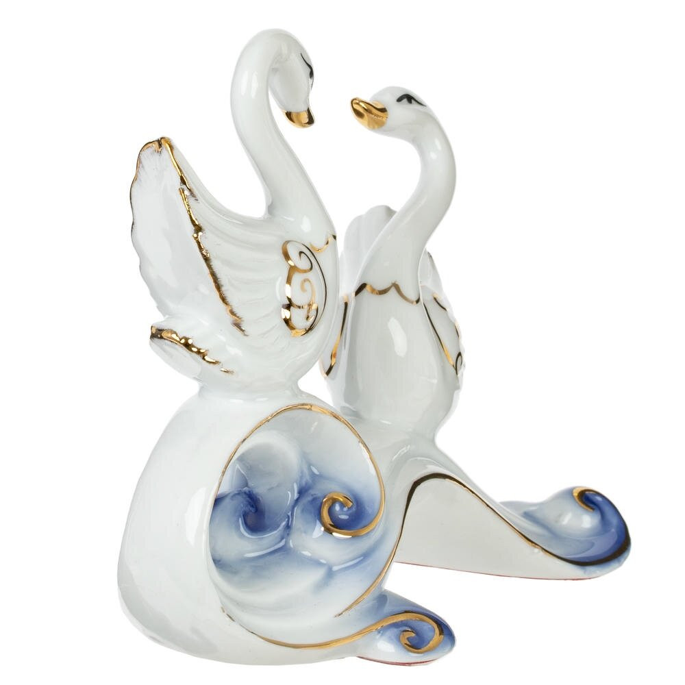 Фигурка декоративная "Лебеди", L11,5 W6,5 H10,5 см
