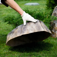 Декоративная крышка для люка "Каменный декор"       