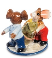 Декоративная фигурка "Мышки с кукурузой"     