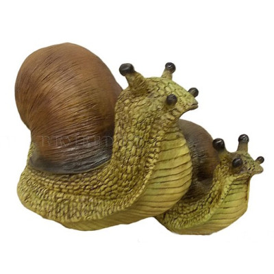 Декоративная садовая фигурка "Двойная улитка"