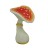 Декоративная садовая фигурка "Гнутый мухомор"