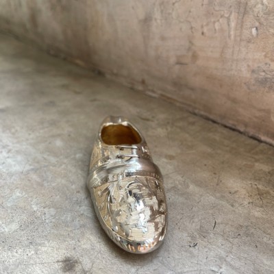 Пепельница латунь резная FIRKI никелированная