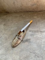 Пепельница "Башмак" латунь резная FIRKI NICKLE 8402068 l-10 см