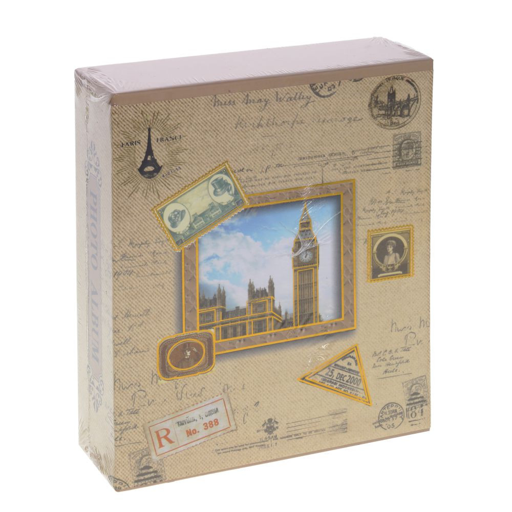 Фотоальбом для 40 фото 10*15, L14 W4,5 H17 см, 4в.