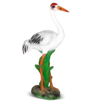 Декоративная садовая фигурка "Красноголовый журавль"