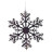 Украшение новогоднее "Снежинка", L21 W0,1 H21 см