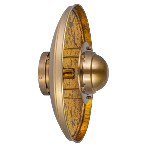 Настенный светильник из состаренной латуни