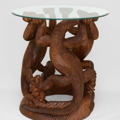 Стол "Тропические ящерицы"