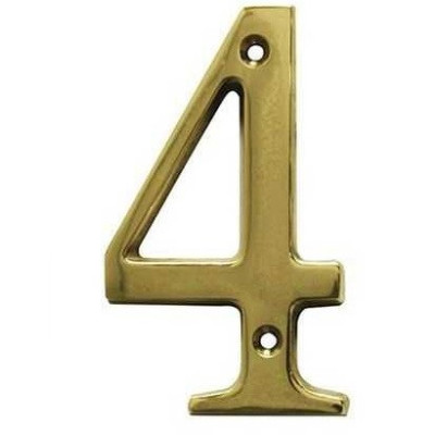 Дверная цифра "4"