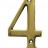 Дверная цифра "4"