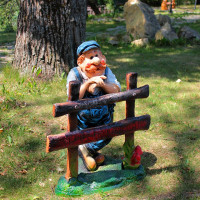 Декоративная садовая фигурка "Гостеприимный хозяин"