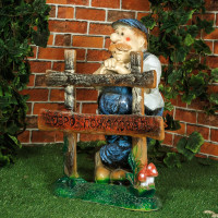 Декоративная садовая фигурка "Гостеприимный хозяин"