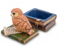 Шкатулка "Сова-ученый"
