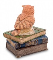 Шкатулка "Сова-ученый"