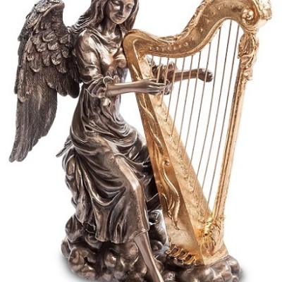 Статуэтка "Ангел и арфа"
