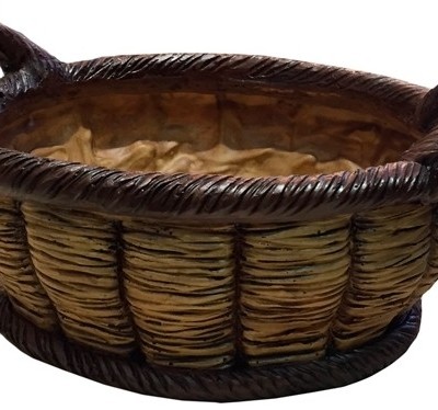 Кашпо декоративное "Овальная корзина"