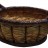 Кашпо декоративное "Овальная корзина"
