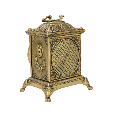 Часы Ларец каминные бронзовые