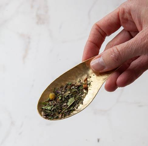 Ложка  для чая из латуни