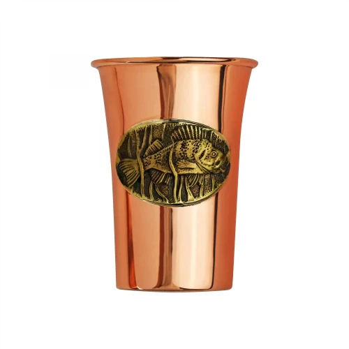 Стопка "Окунь" медная